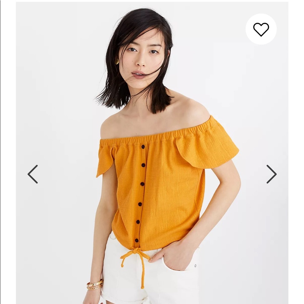 Texture & Thread Off-the-Shoulder Top